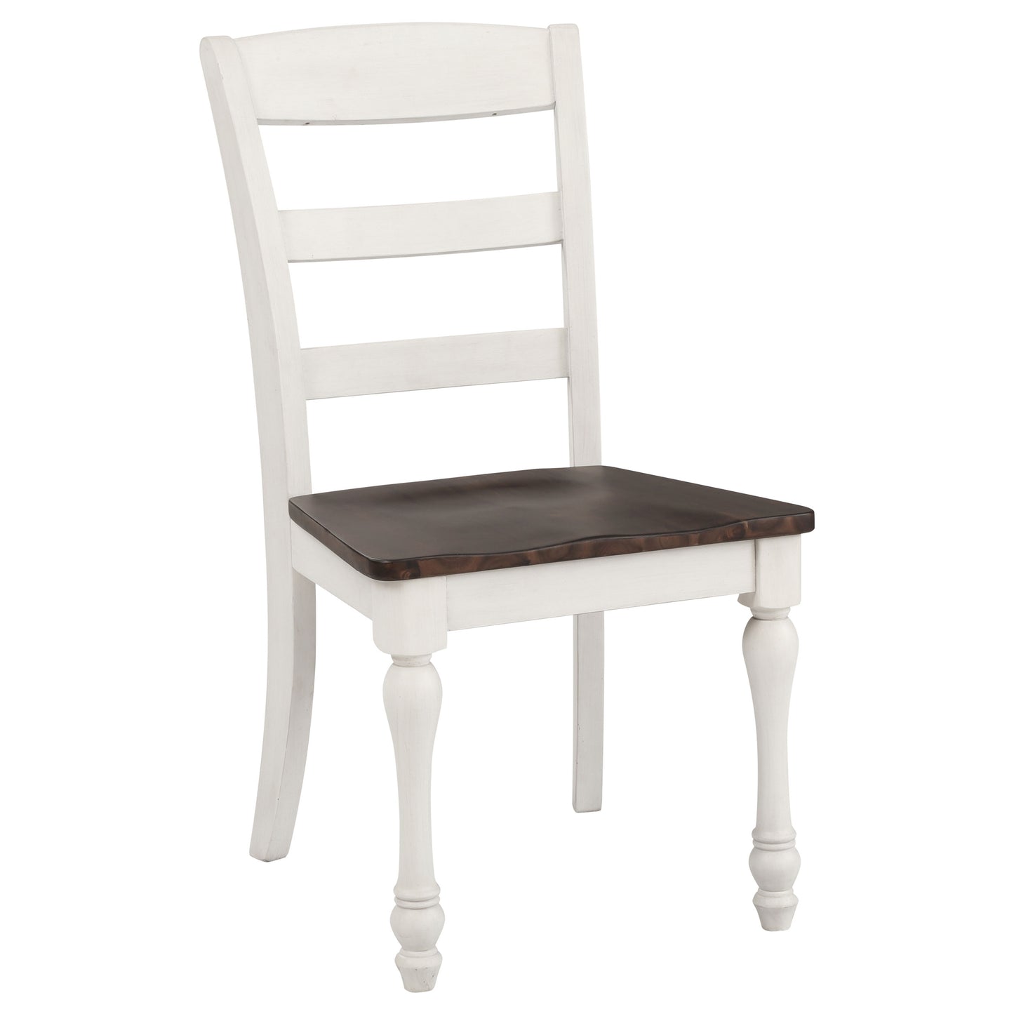 Madelyn Wood Dining Side Chair Coastal White (Set of 2)