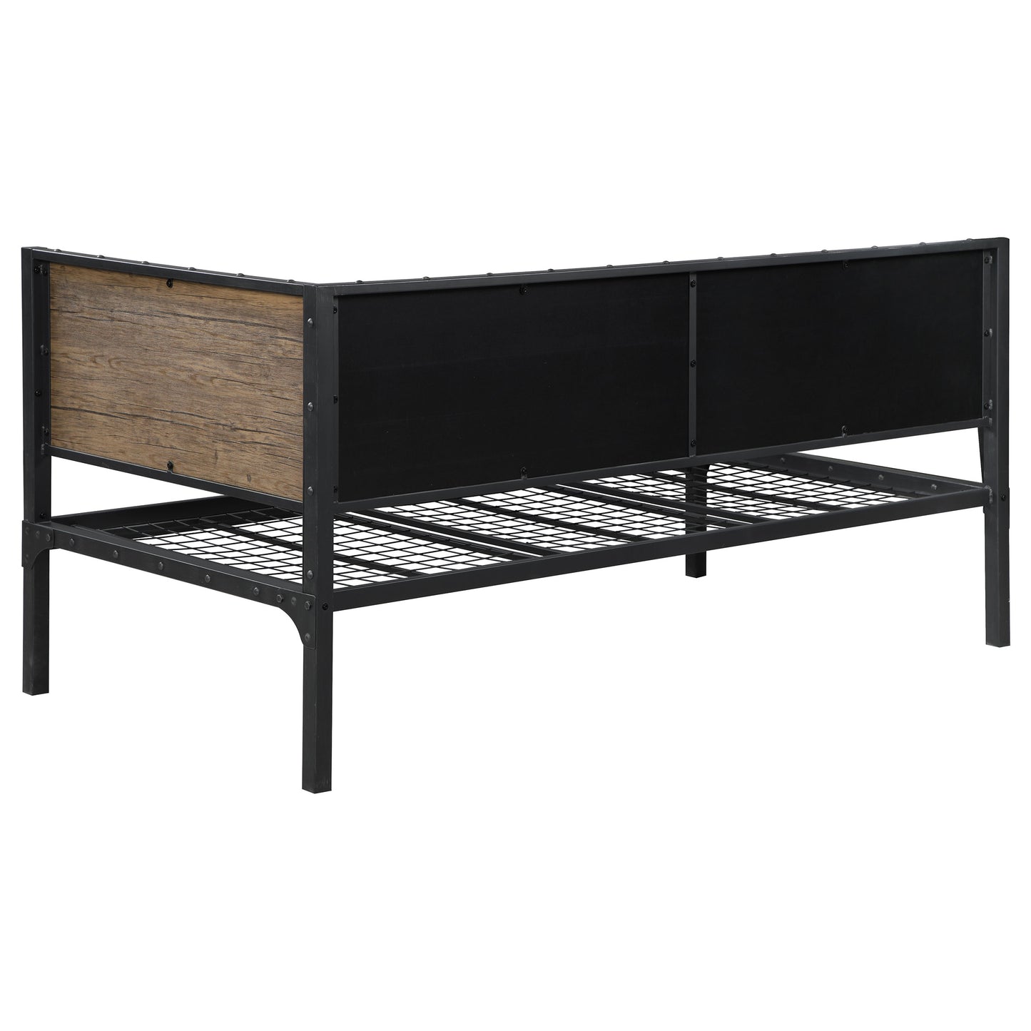 Getler Metal Twin Daybed Weathered Chestnut