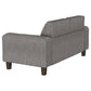 Deerhurst Upholstered Track Arm Tufted Loveseat Charcoal