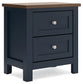 Landocken Two Drawer Night Stand