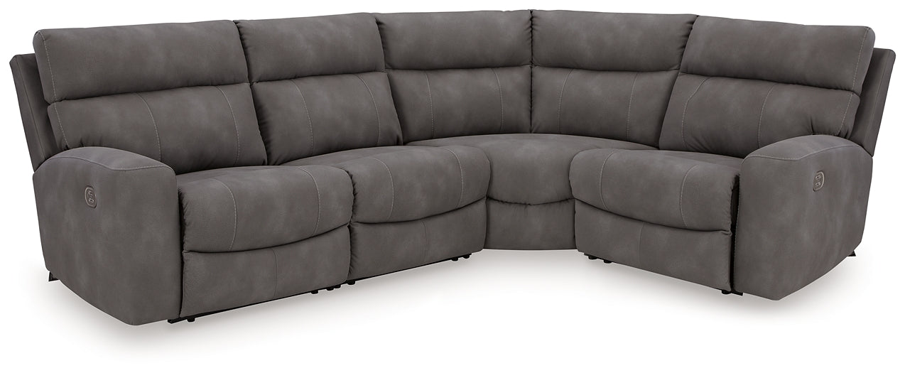 Next-Gen DuraPella 4-Piece Power Reclining Sectional