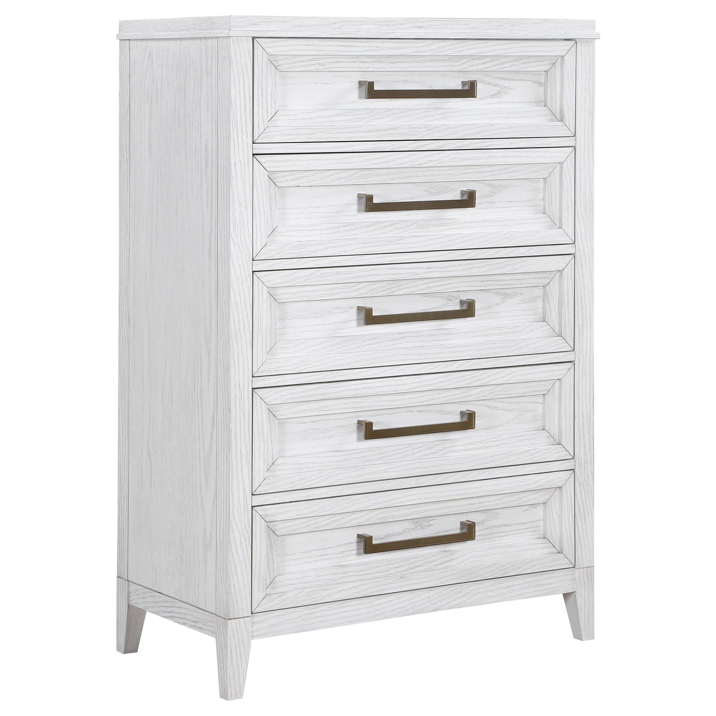 Marielle 5-drawer Bedroom Chest Distressed White