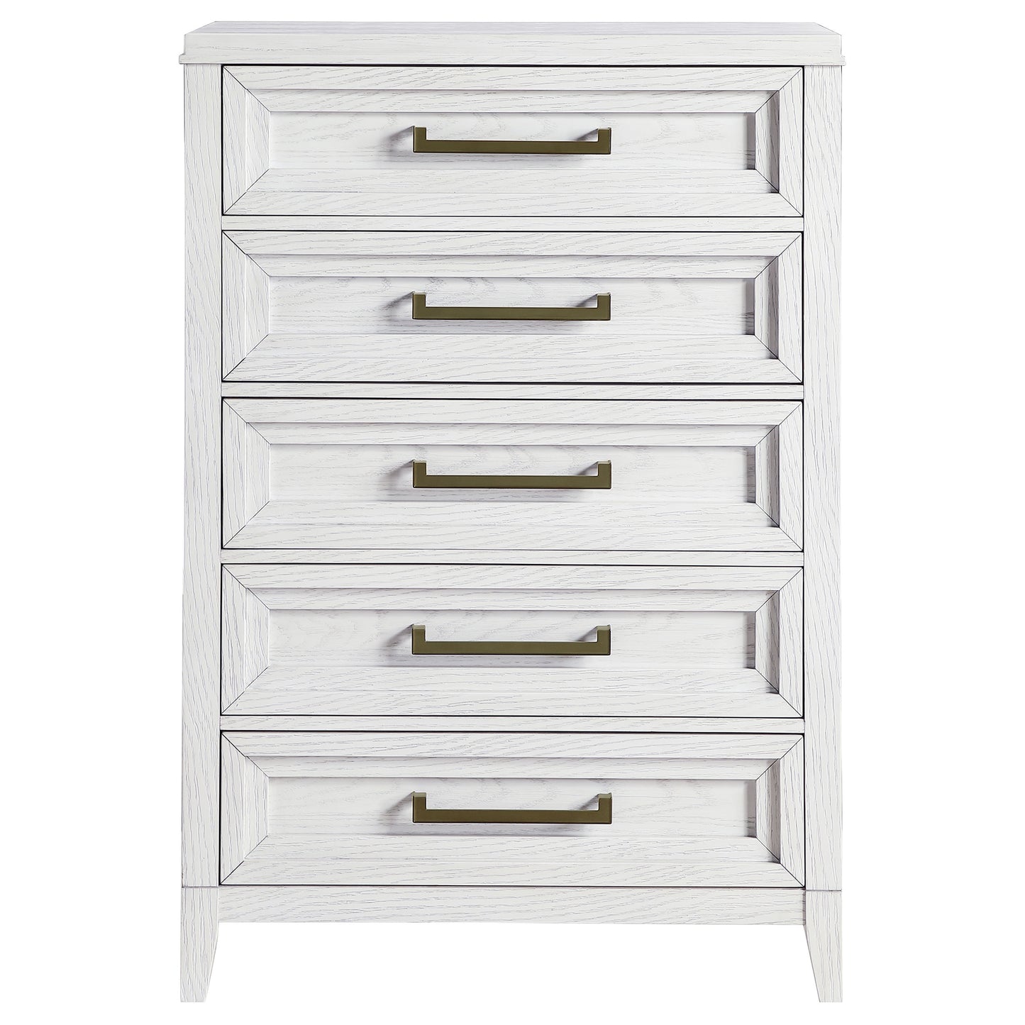 Marielle 5-drawer Bedroom Chest Distressed White