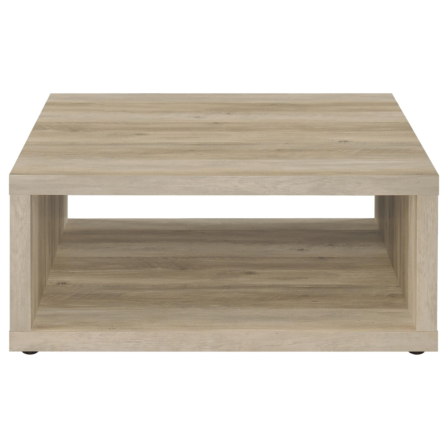 Frisco Square Engineered Wood Coffee Table Distressed Pine