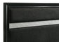 Miranda 54-inch Upholstered Twin Panel Bed Black