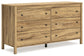 Bermacy Full Panel Headboard with Dresser and Nightstand