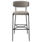 Elison Pub Height Bar Stool Light Brown (Set of 2)