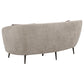 Ellorie 3-piece Upholstered Curved Sofa Set Beige