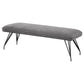 Dodson Fabric Upholstered Dining Bench Grey