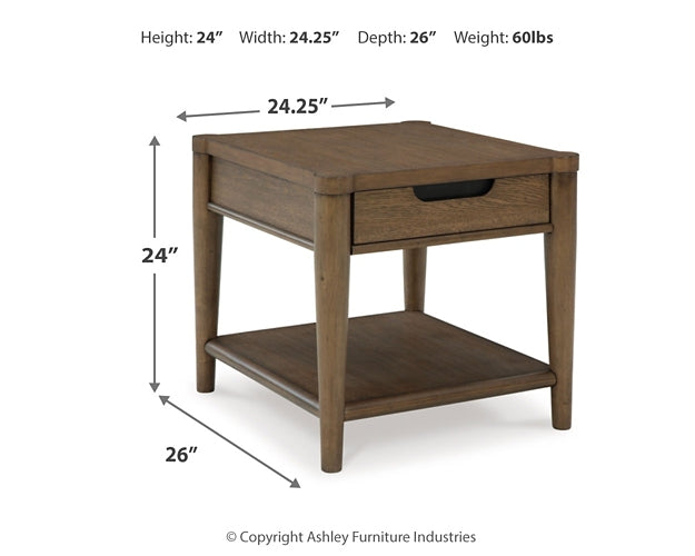 Roanhowe Coffee Table with 2 End Tables