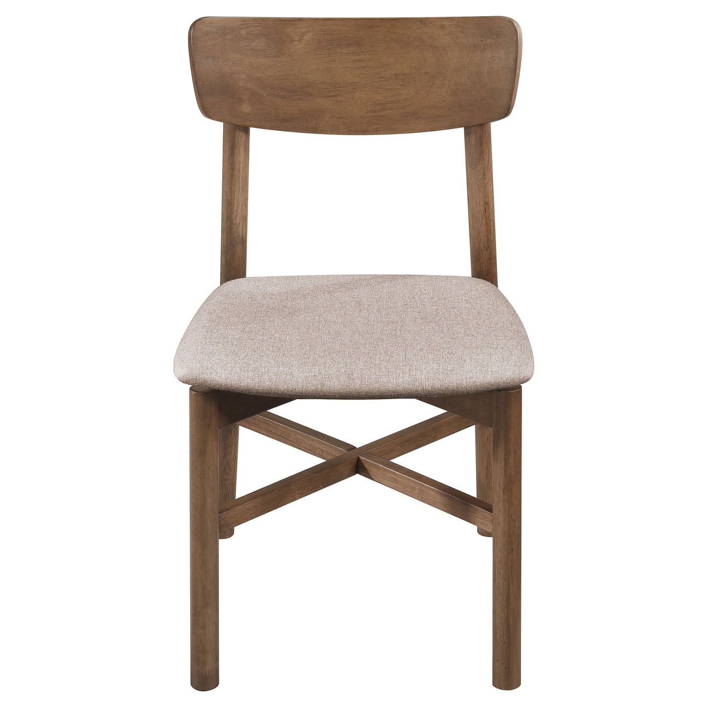 Parkridge Dining Side Chair Natural Walnut (Set of 2)