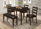 Guillen 5-piece Rectangular Dining Table Set Cappuccino