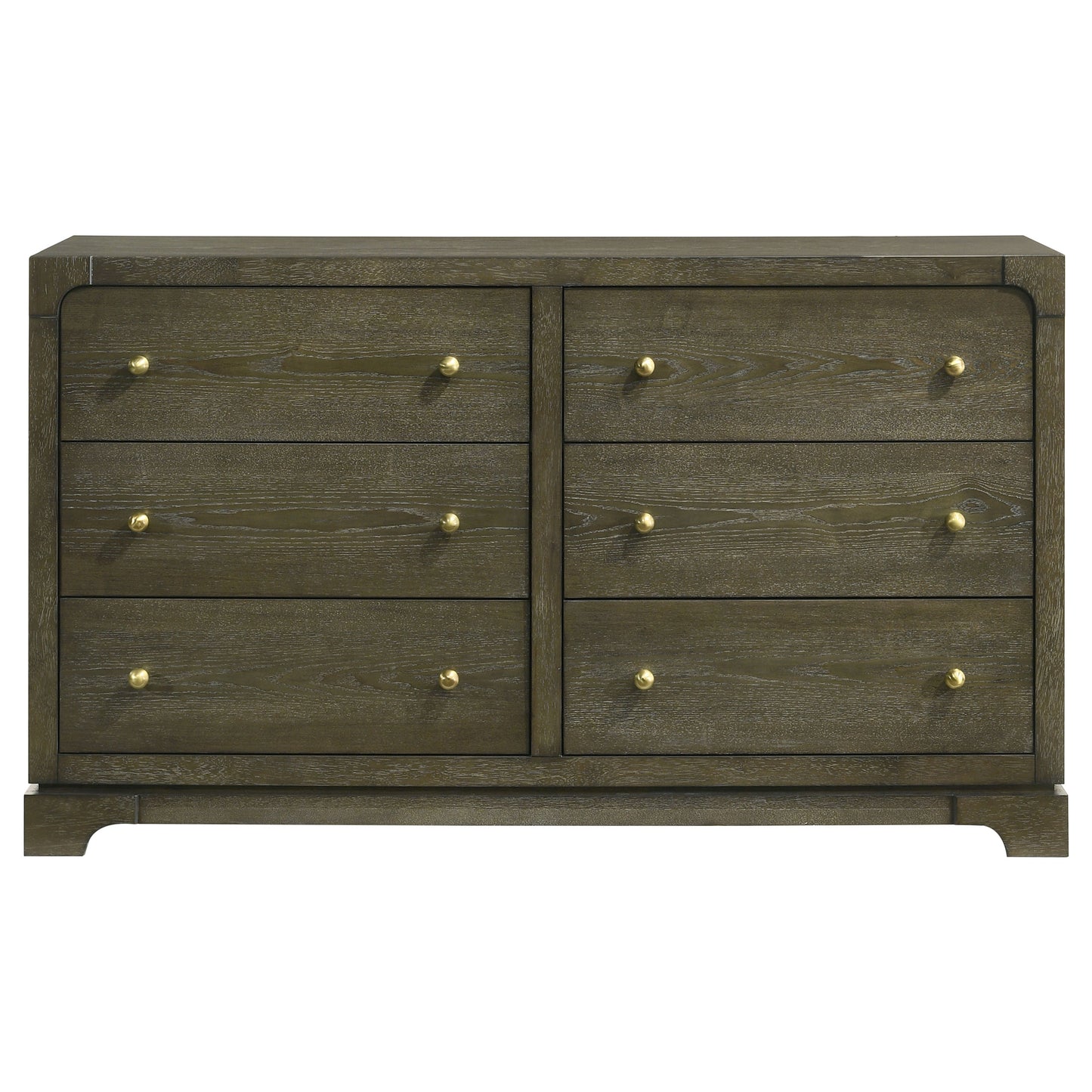 Gran Park 6-drawer Dresser Cabinet Dark Cocoa