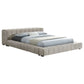 Trinity Upholstered Queen Platform Bed Light Taupe