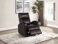 Grant Upholstered Power Recliner Chair Brown