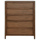 Maderia 5-drawer Chest of Drawers Walnut