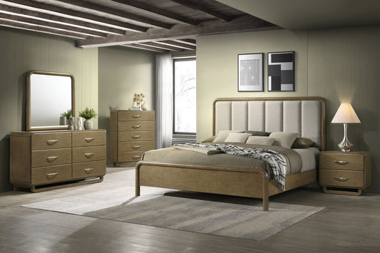 Amsbury 5-piece Queen Bedroom Set Nutmeg