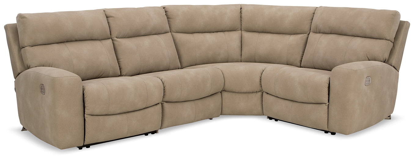 Next-Gen DuraPella 4-Piece Power Reclining Sectional