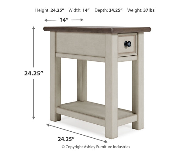 Bolanburg Coffee Table with 1 End Table