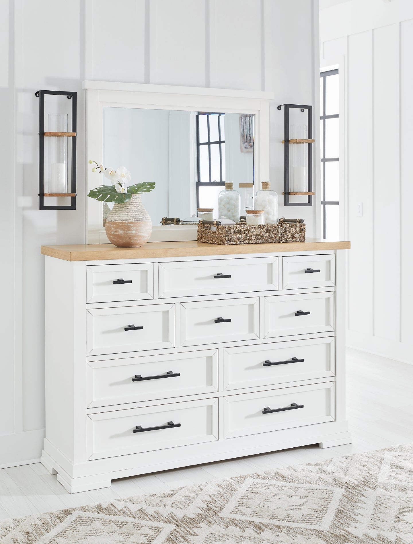 Ashbryn Dresser and Mirror