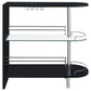 Adolfo Rectangular 2-tier Home Bar Table Black High Gloss