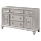 Bling Game Dining Sideboard Buffet Cabinet Metallic Platinum