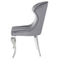 Cheyanne Upholstered Dining Side Chair Grey (Set of 2)