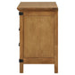 Brenner 3-drawer Nightstand Rustic Honey