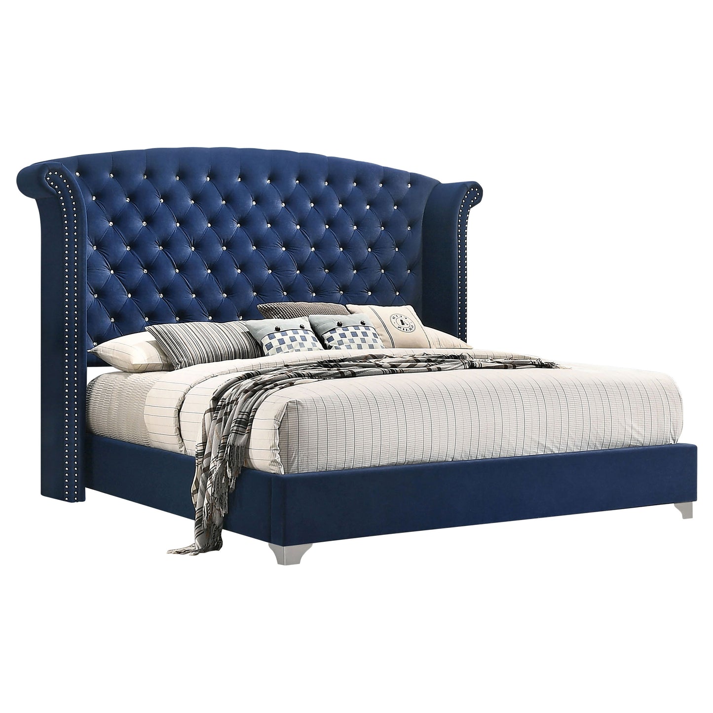 Melody 5-piece Queen Bedroom Set Pacific Blue