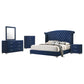 Melody 5-piece Queen Bedroom Set Pacific Blue