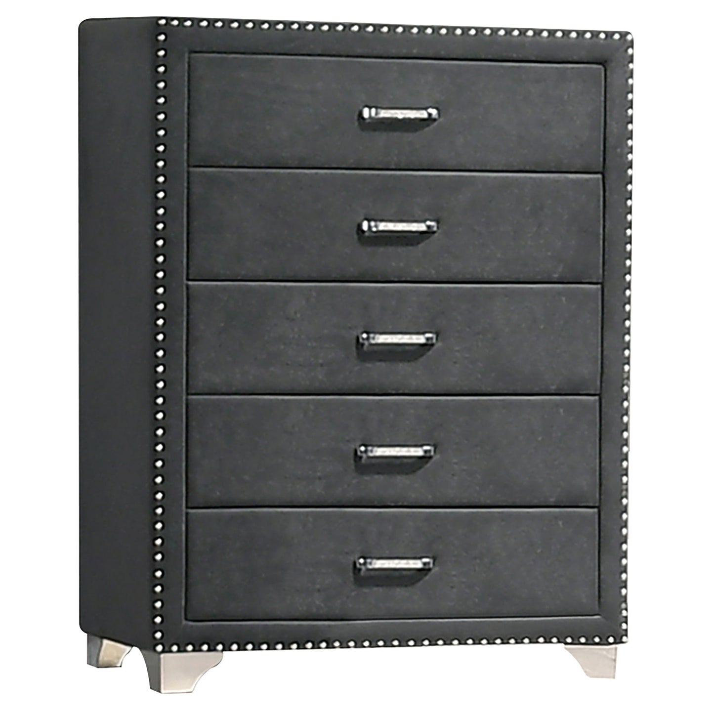 Melody 5-drawer Bedroom Chest Grey