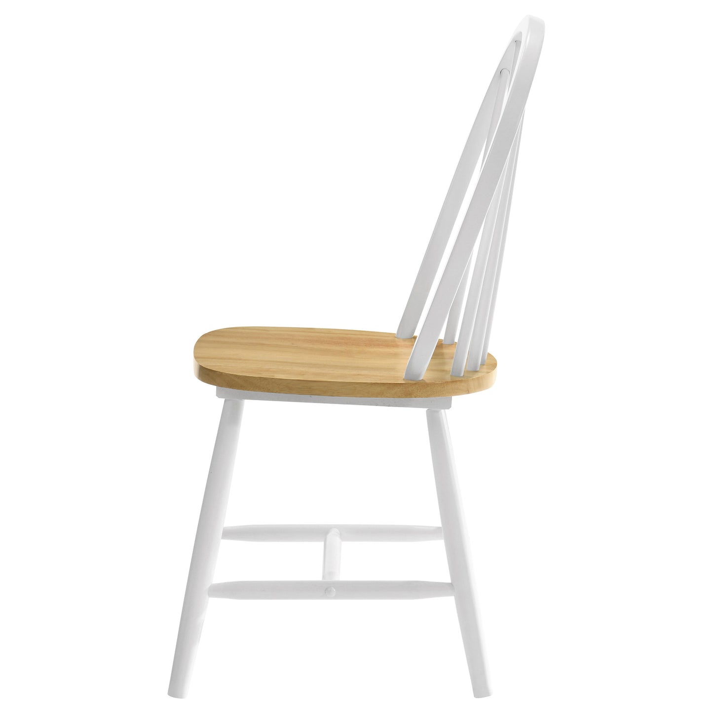 Cinder Wood Dining Side Chair White (Set of 4)