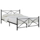 Hart Metal Queen Open Frame Bed Matte Black