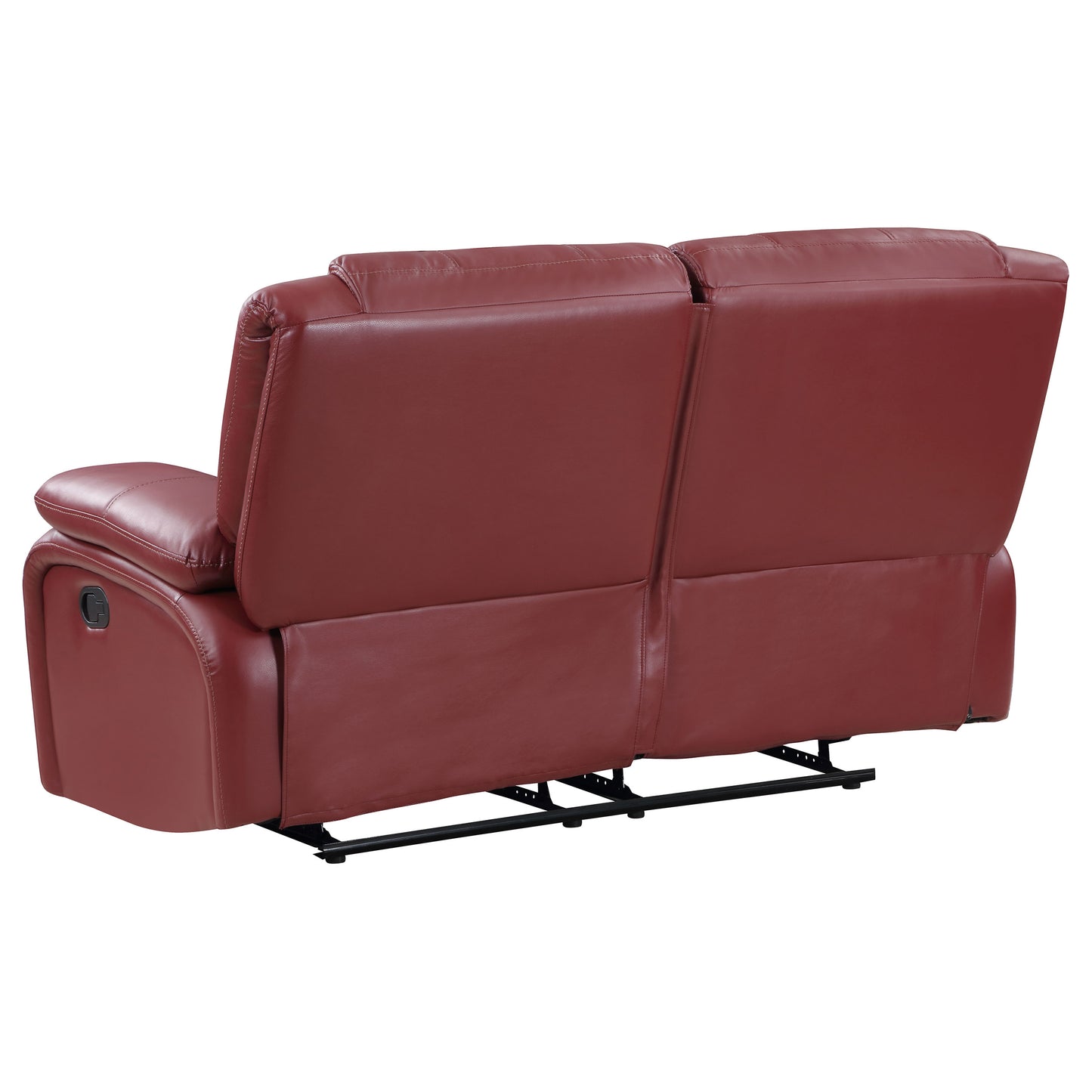 Camila Upholstered Motion Reclining Loveseat Red