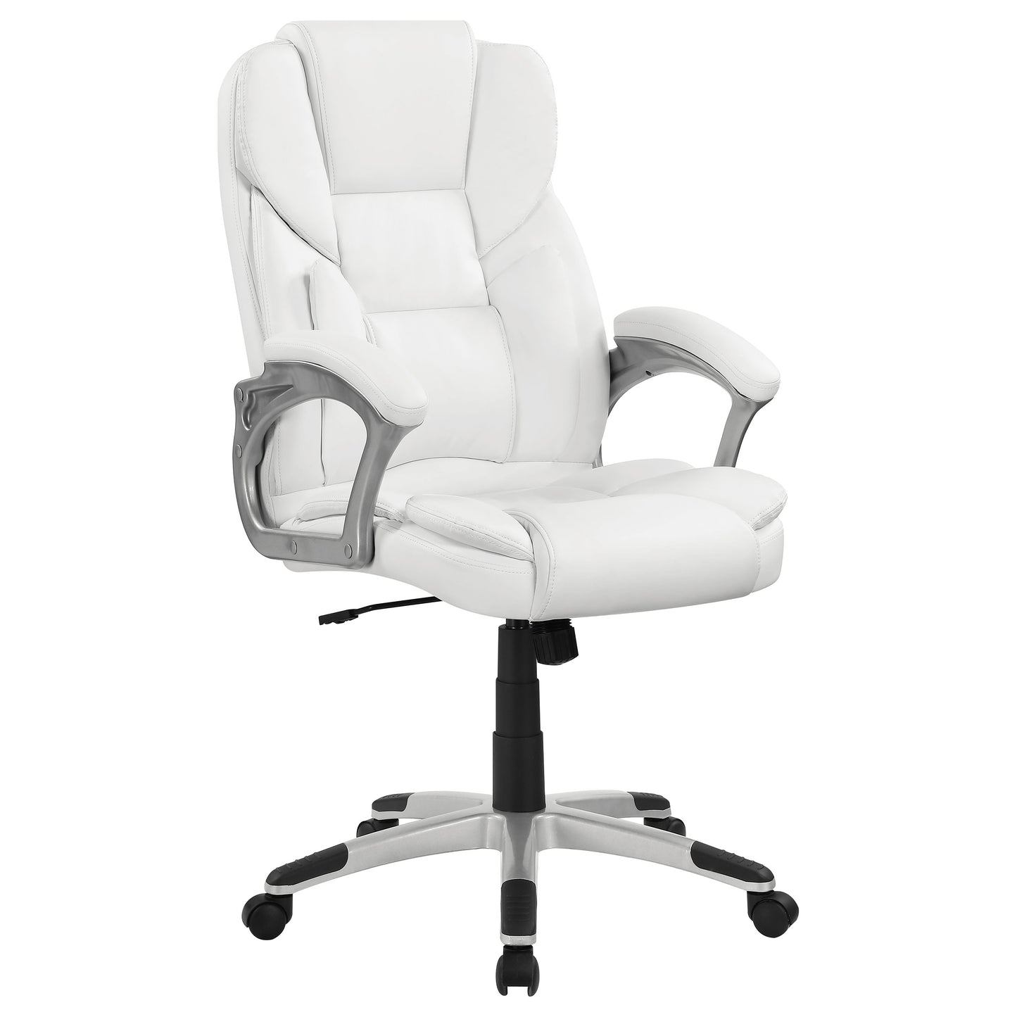 Kaffir Upholstered Adjustable Home Office Desk Chair White