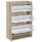 Denia 3-tier Engineered Wood Shoe Cabinet White