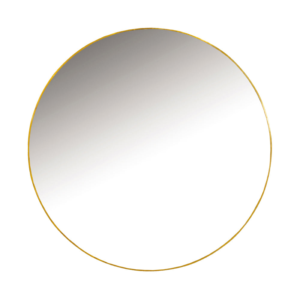 Hermione 30 x 30 Inch Round Wall Mirror Gold